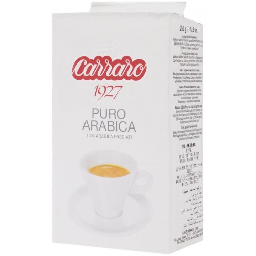 Кофе молотый Carraro 1927 Arabica 100% (250 гр) в/у