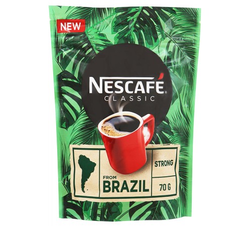 Кофе Nescafe Classic Brazil Strong (70 гр) м/у