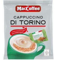 Кофейный напиток MacCoffee Cappuccino di Torino с корицей (20 пак)