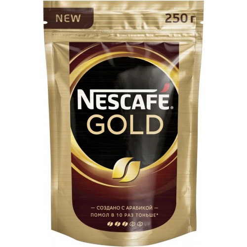 Кофе растворимый Nescafe Gold (250 гр) м/у