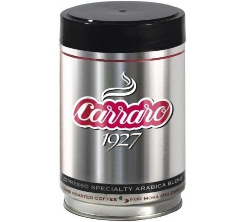 Кофе молотый Carraro 1927 Arabica 100% (250 гр) ж/б