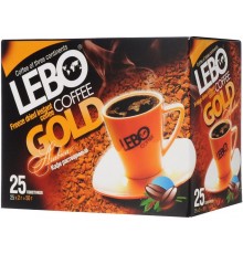 Кофе растворимый Lebo Gold порционный (25*2 гр)