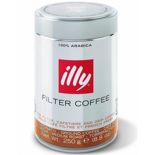 Кофе молотый illy Caffe Filtro (250 гр) ж/б