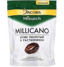 Кофе Jacobs Monarch Millicano молотый в растворимом (150 гр) м/у