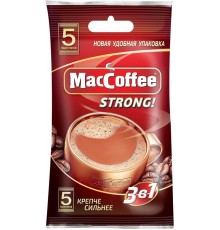 Кофейный напиток MacCoffee Strong 3в1 (5 пак*16 гр)