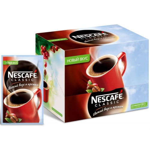 Кофе Nescafe Classic (30 пак*2 гр)