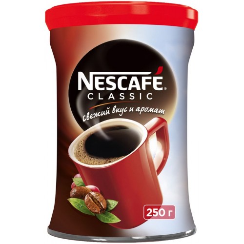 Кофе растворимый Nescafe Classic (250 гр) ж/б