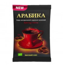Кофе Красная чашка Арабика молотый для турки (100 гр) м/у