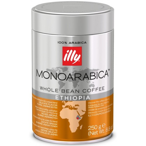 Кофе зерновой illy Monoarabica Ethiopia (250 гр) ж/б