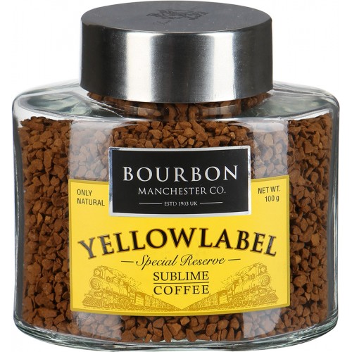Кофе растворимый Bourbon Yellow Label (100 гр)