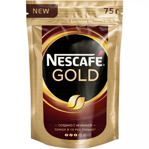 Кофе растворимый Nescafe Gold (75 гр) м/у