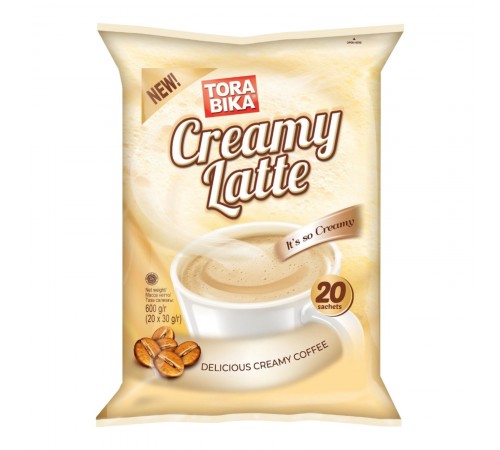 Кофе растворимый Torabika Creamy Latte (20 пак*30 гр)