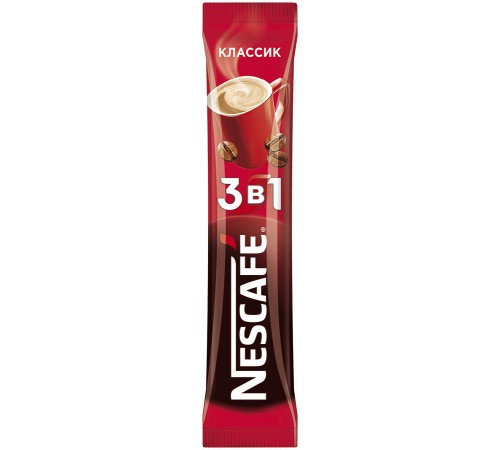 Кофе растворимый Nescafe Классик 3в1 (20 пак*16 гр)