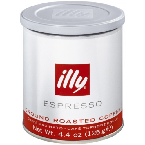Кофе молотый illy Espresso (125 гр) ж/б