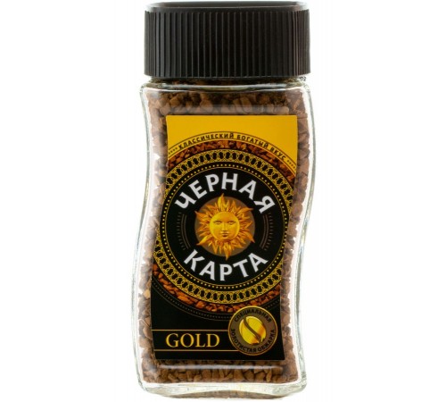 Кофе растворимый Черная карта Gold (47.5 гр)