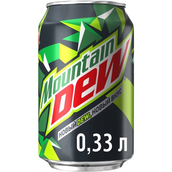 Напиток газированный Mountain Dew (0.33 л) ж/б