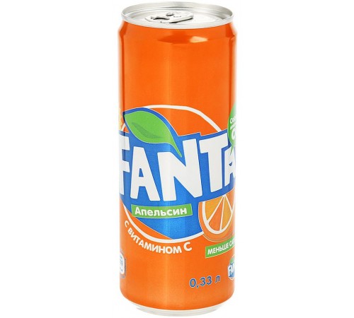 Напиток Fanta Апельсин газированный (0.33 л) ж/б