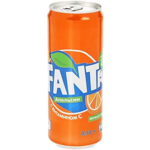 Напиток Fanta Апельсин газированный (0.33 л) ж/б