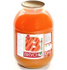 Напиток сокосодержащий ВкусноСок Морковный (3 л)