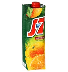Сок J-7 Апельсиновый 100% с мякотью (0.97 л)