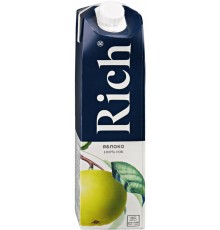 Сок Rich Яблочный осветленный 100% (1 л)