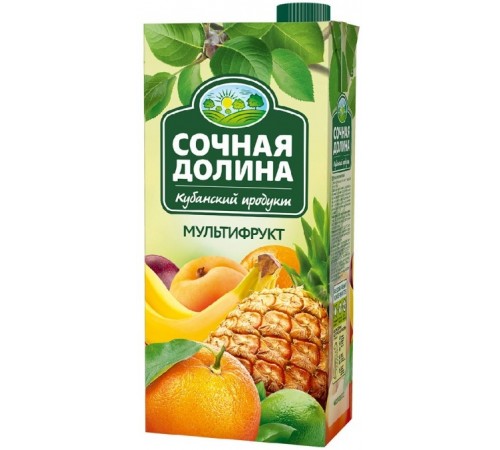 Нектар Сочная Долина Мультифрукт (0.95 л)