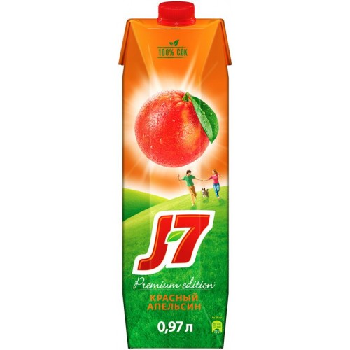 Нектар J7 Красный апельсин (0.97 л)