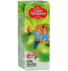 Сок Сады Придонья Яблоко прямого отжима (0.2 л)