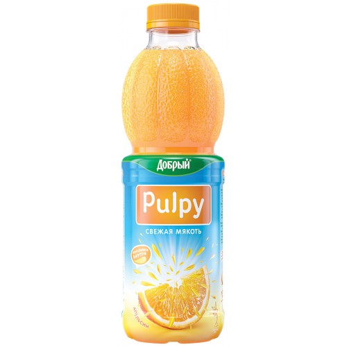 Напиток сокосодержащий Pulpy Апельсин (0.9 л) ПЭТ