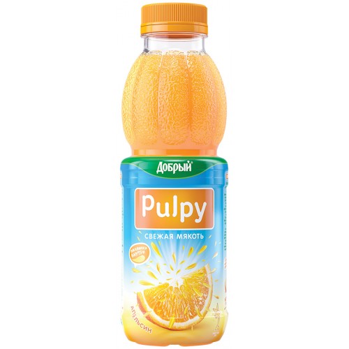 Напиток сокосодержащий Pulpy Апельсин (0.45 л) ПЭТ