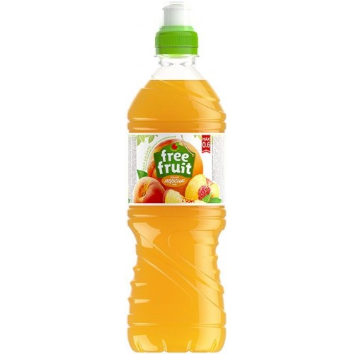 Напиток негазированный Free Fruit Спелый персик (0.6 л)