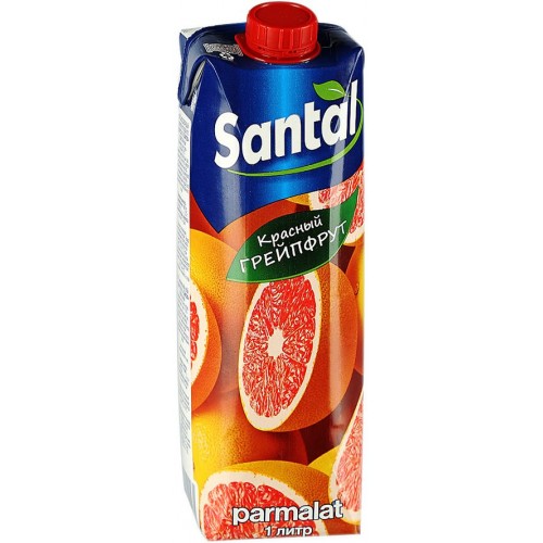 Напиток сокосодержащий Santal Красный грейпфрут (1 л)