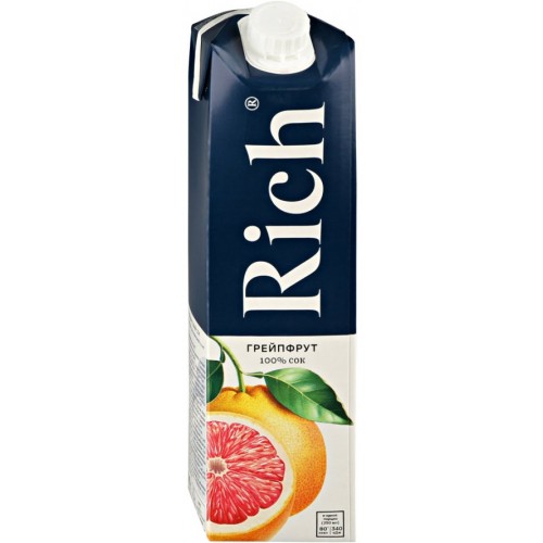Сок Rich Грейпфрутовый 100% (1 л)