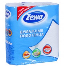 Бумажные полотенца Zewa двухслойные (2 шт)