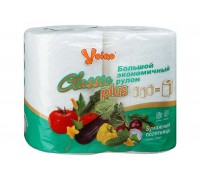 Полотенца бумажные Veiro Classic Plus с тиснением двухслойные (2 рулона по 37,5 метра)