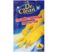 Перчатки резиновые хозяйственные Dr. Clean Размер L
