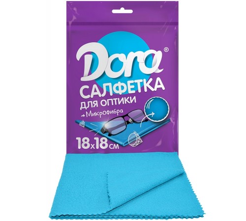 Салфетка из микрофибры Dora Для оптики (18*18 см)