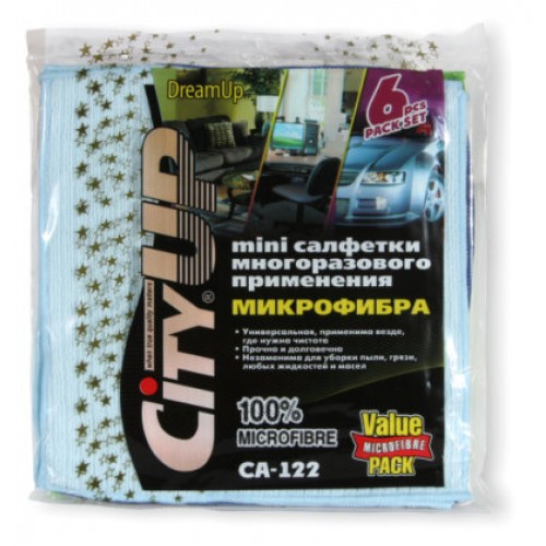 Салфетки из микрофибры CityUP CA-122 DreamUp (6 шт)