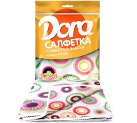 Салфетка из микрофибры Dora Универсальная с рисунком (30*30 см)