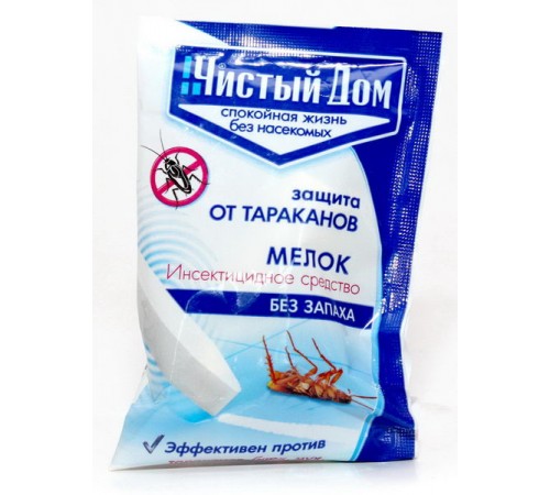 Мелок от тараканов Чистый дом (20 гр)