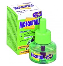 Жидкость для фумигатора Mosquitall от комаров Универсальная Защита 45 ночей