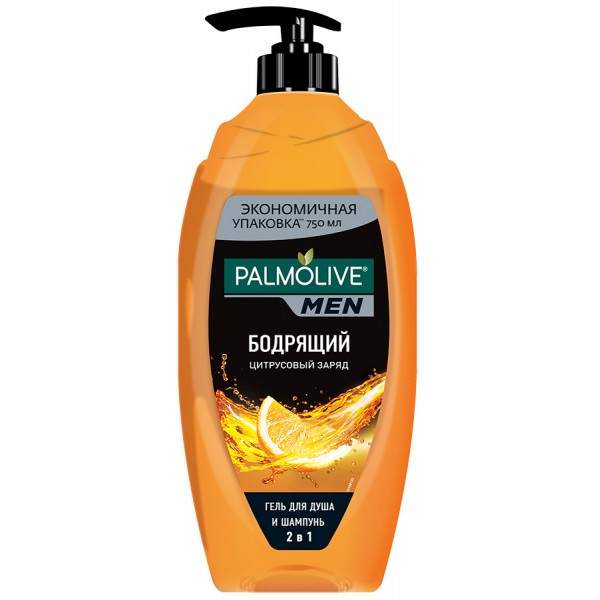 Гель для душа Palmolive Men 2в1 Цитрусовый заряд (750 мл)