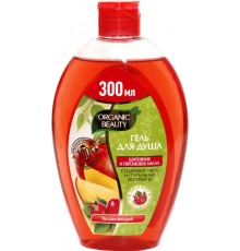 Гель для душа Organic Beauty Увлажняющий Шиповник и персиковое масло (300 мл)