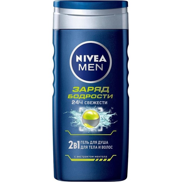 Гель для душа Nivea Men Заряд бодрости (250 мл) Гель для душа Nivea Men Заряд бодрости (250 мл)