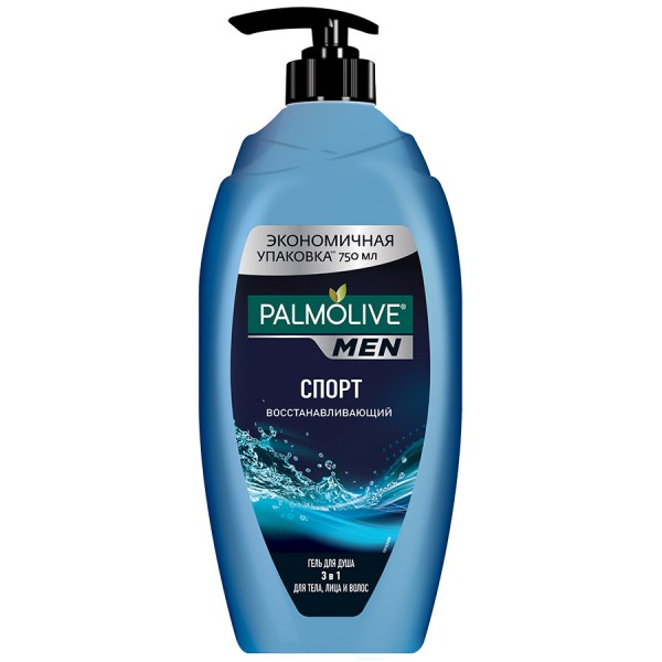 Гель для душа Palmolive Men 3в1 Спорт Восстанавливающий (750 мл)