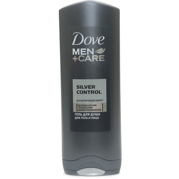 Гель для душа Dove Men+Care Серебряный заряд (250 мл)