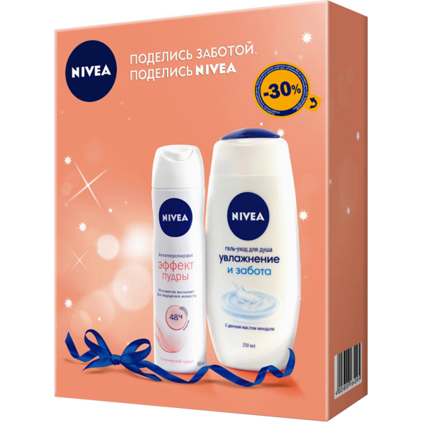 Набор подарочный женский Nivea Нежное увлажнение