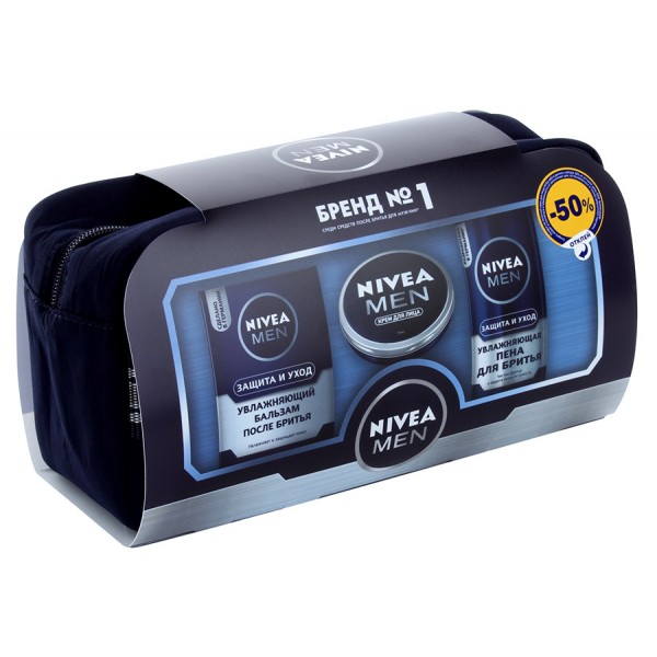 Подарочный набор Nivea Защита и уход в косметичке Подарочный набор Nivea Защита и уход в косметичке