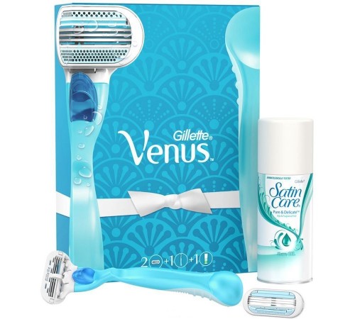 Подарочный набор Gillette Venus Бритва с 2 кассетами + Гель для бритья 75мл