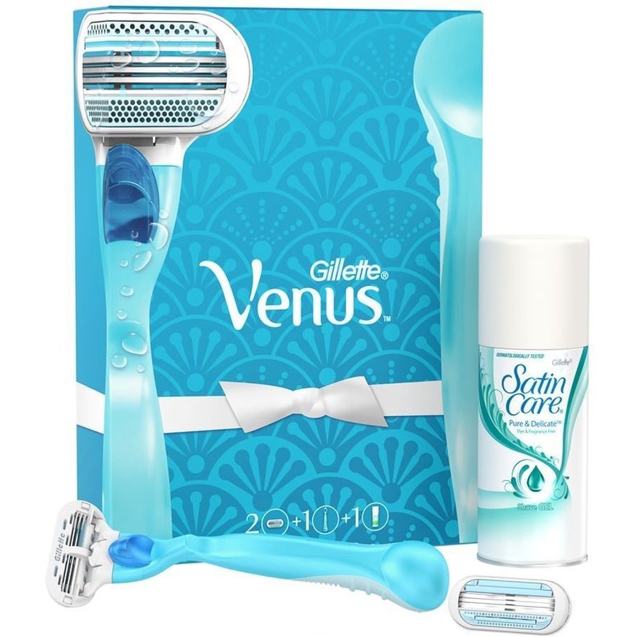 Подарочный набор Gillette Venus Бритва с 2 кассетами + Гель для бритья 75мл  купить с доставкой по Владикавказу и России | Alania-Market